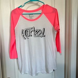 Hurley baseball tee